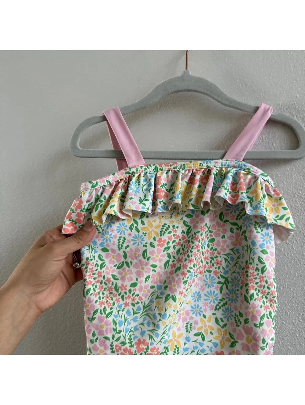 James and Lottie Ruffled One Piece Swimsuit size 3T